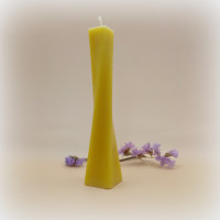 Bišu vaska svece - Slīpā kantainā (mazā)