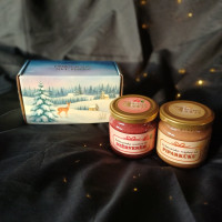 Ziemassvētku dāvanu komplekts - Dzērvenes + Piparkūkas